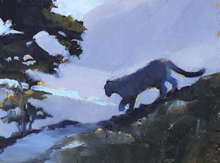 Marla Epstein Artwork: Mountain lion painting