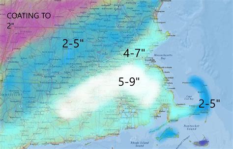 Here's how much snow blanketed Massachusetts