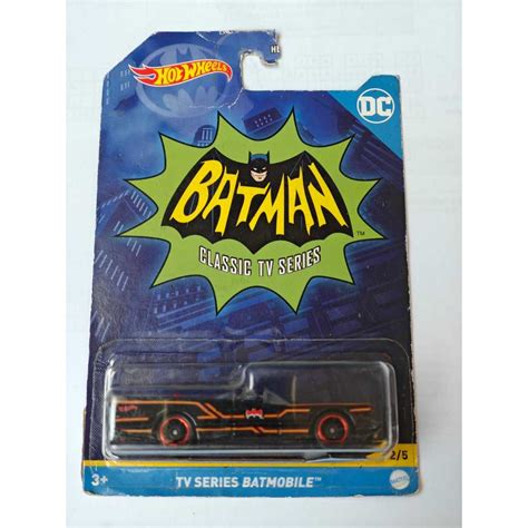 Hot Wheels Tv Series Batmobile Black Batman Classic Tv Series Dc With Orange Line Of