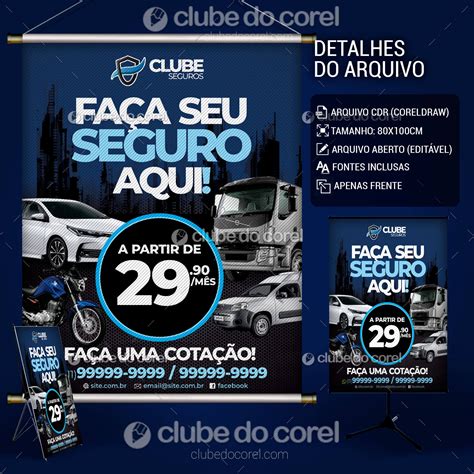 Banner Seguros Clube Do Corel