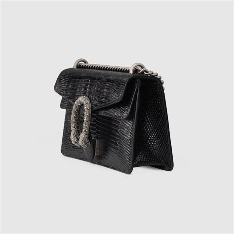 Sac Paule Dionysus En L Zard Petite Taille En Noir Gucci Fr