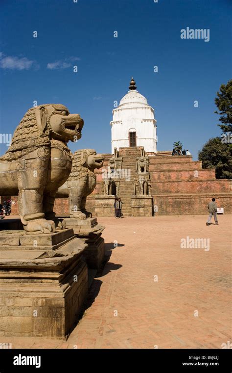 Fasidega Temple In The Durbar Square Of Bhaktapur Kathmandu Valley