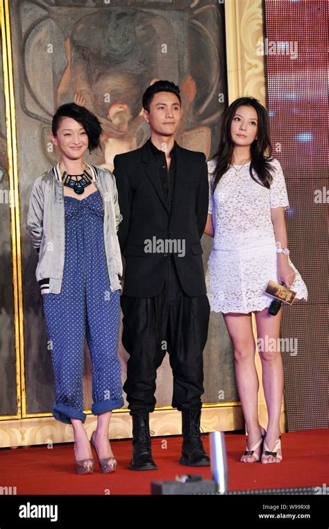 Chinese Actress Zhou Xun L Actor Chen Kun M And Actress Zhao Wei