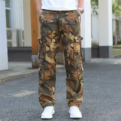 Pantalones Cargo De Camuflaje Para Hombre Ropa Informal Militar Para