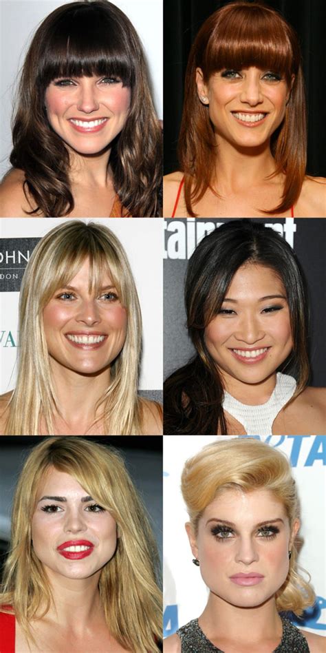 The Best And Worst Bangs For Pear Shaped Faces Pear Shaped Face