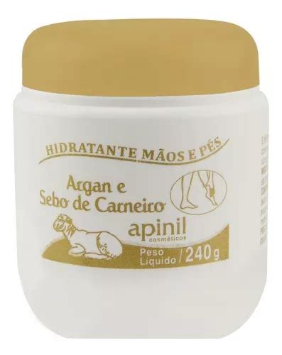 Kit 24 Creme Hidratante Sebo De Carneiro Pés Mãos Argan MercadoLivre