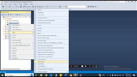Como Exportar E Importar Una Base De Datos En Sql Server Management