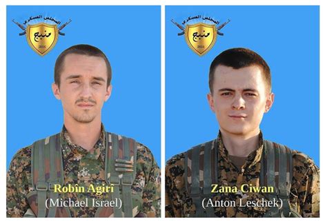 ANTIFA PKK YPG teröristleri Michael Israel ve Anton Leschek SETA