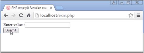 PHP Empty Function Check Variable Is Empty Or Not