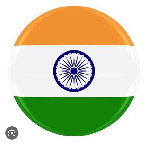 Pin Badge Indian National Flag Badges For Event Badge Shape Round At