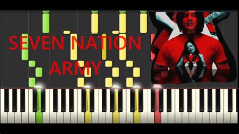 Seven Nation Army The White Stripes Piano Drums Youtube