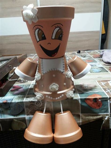 Pin De Diane Goerdt En Clay Pot People Macetas Decoradas Macetas