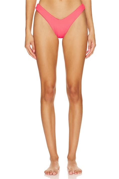 Kulani Kinis Y Cheeky Bikini Bottom In Watermelon Ribbed REVOLVE