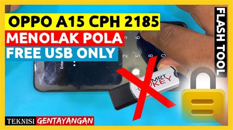 HAPUS POLA PASSWORD SANDI LAYAR OPPO A15 CPH 2185 TANPA BOX FREE