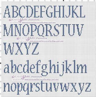 Amorevitacrocette Ancora Alfabeti A Punto Croce Cross Stitch Letter