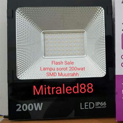 Jual Lampu Sorot Led Tembak Taman Floodlight Smd W Wat W