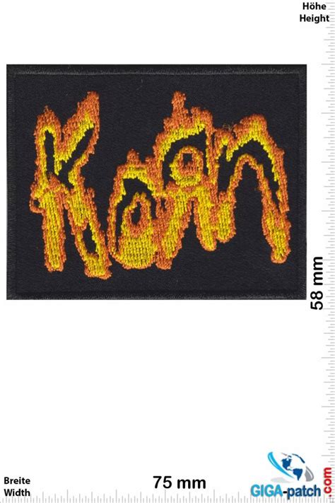 Korn - Patches -Back-patch - Patch Sleutelhangers Stickers -giga-patch ...