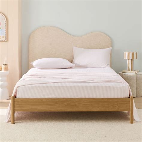 Yarn Dyed Nude Pink Stripe Sheet Set Adairs