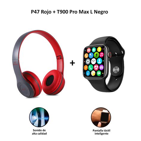 Ripley Aud Fonos Inal Mbricos Bluetooth P Rojo Smartwatch Serie