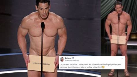 John Cenas Naked Appearance At Oscars 2024 Sparks Meme Frenzy Viral News News9live