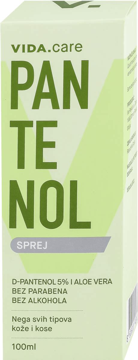 VIDA Care PANTENOL Sprej Sa Aloe Verom 5 100 Ml Povoljna Online