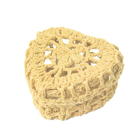 Festa Chico Bento Mini Caixinha Coração de Crochê para Lembrancinha Nude Festas da