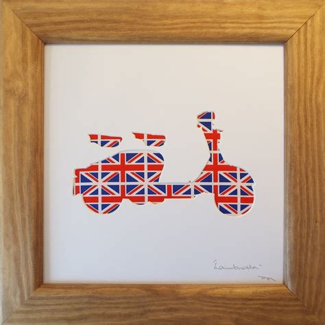 Lambretta Scooter Art. Vintage Lambretta Gift for Lambretta - Etsy