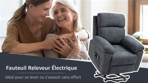 Meilleur Fauteuil Releveur Lectrique En Homcom Fauteuil Massant