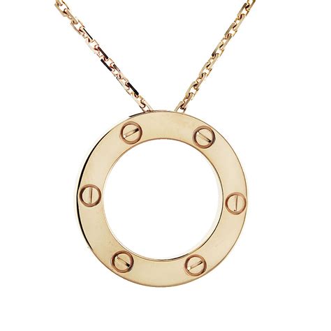 Cartier 18K Rose Gold Love Necklace