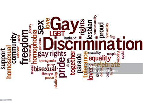 Gay Discrimination Word Cloud Concept 4 Stock Illustration Download