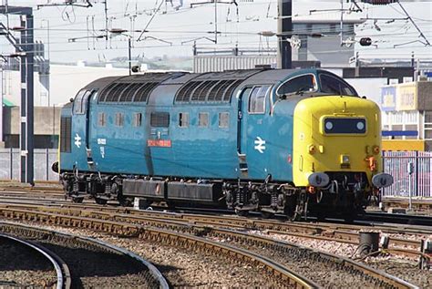 Picture Of Class 55 Deltic Locomotive Number 55022 Royal Scots Grey At Newcastle Central Station