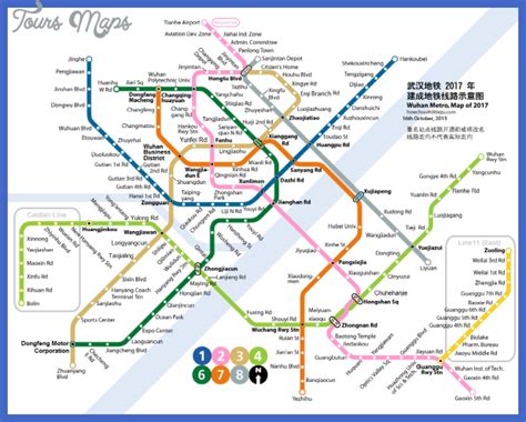 Wuhan Metro Map - Map - Travel - Holiday - Vacations