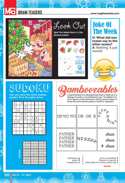 Finding Nemo Word Search Brain Teasers Mag The Weekly