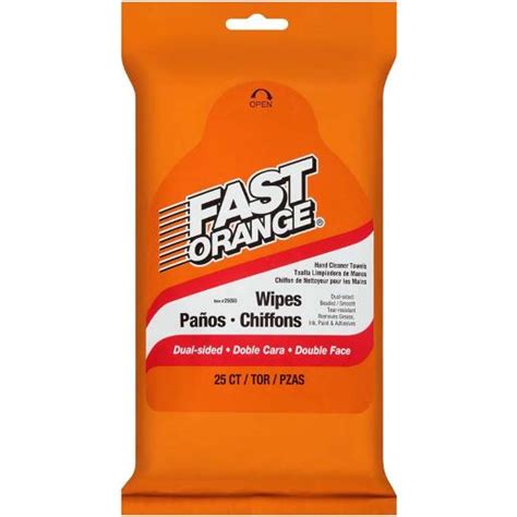 Permatex 25050 Permatex Fast Orange 25050 Truck Wipes 25 Ct