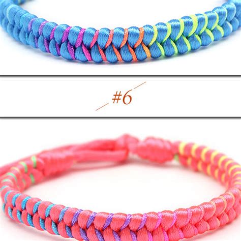 10 Pcs Handgelenk Seil Armband Für Frauen Gewebtes Seilarmband Fräulein