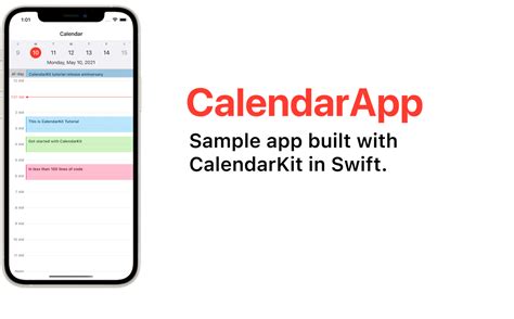 GitHub - richardtop/CalendarApp: 📅 Reference implementation of a Calendar App with CalendarKit ...