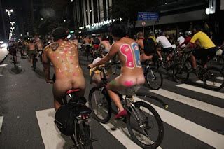 OFFICE BIKE Ciclistas Pedalam Nus Em Protesto Na Av Paulista