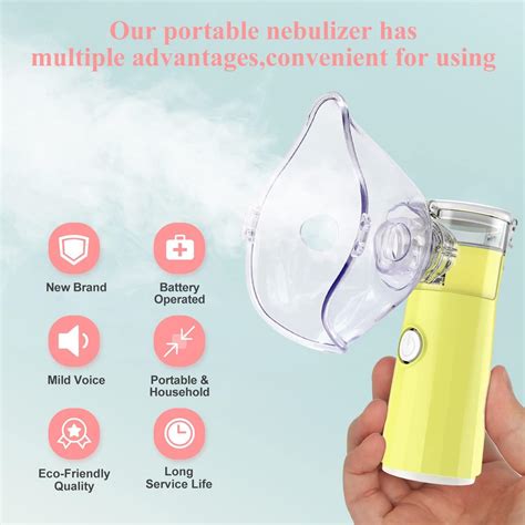 Portable Handheld Nebulizer For Adults And Children Travel Inhaler