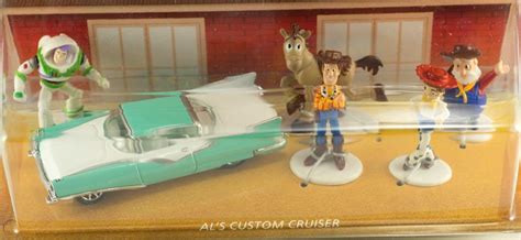 Hot Wheels Action Pack Toy Story Al S Toy Barn With Custom Cruiser Woody Buzz