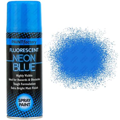 Fluorescent Neon Blue Spray Paint Matt 200ml Auto Car Creative Paint