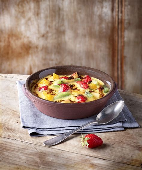 Gratin De Fruits Au Sabayon Vanille Eureden Foodservice