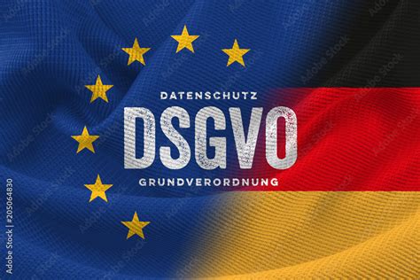 Dsgvo Datenschutz Grundverordnung Eu Deutschland Gesetz Symbol