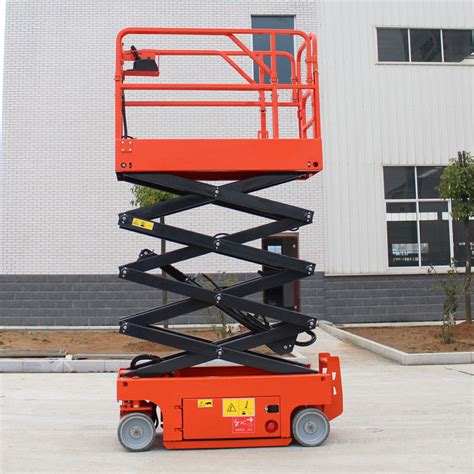 Portable Electric Scissor Lift Machine Movable Hydraulic Lifting Platform