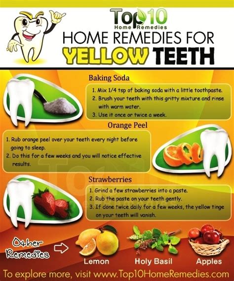 Home Remedies for Yellow Teeth | Top 10 Home Remedies