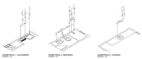 Projeto Hidr Ulico De Banheiro Grupo Delta