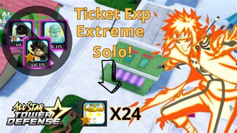 Ticket XP Extreme Solo Sem Aizen Asta Cooler Slow E Buff All Star