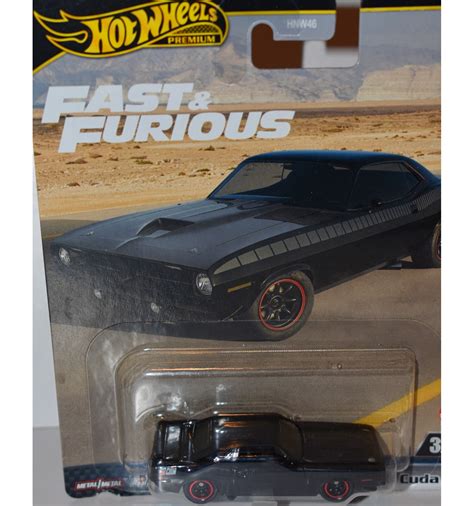 Hot Wheels Premium Fast Furious Plymouth Aar Cuda Global