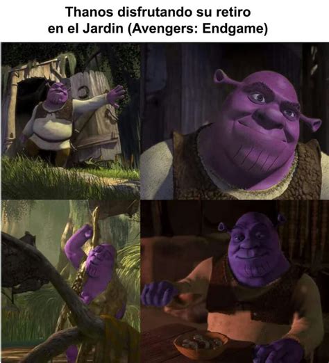 Shrek Thanos Meme