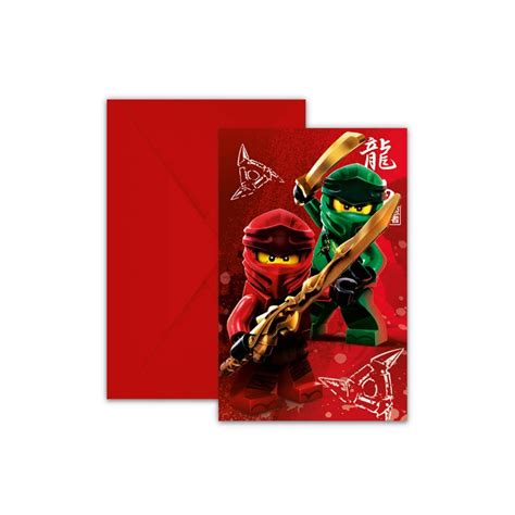 Set 6 Invitatii Lego Ninjago Pentru Petrecere Pret 13 58RON