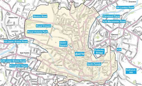 Bath Clean Air Zone Map